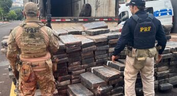 PRF apreende carreta com mais de 5 toneladas de maconha entre Toledo e Assis Chateaubriand
