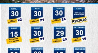 Prefeitura de Assis Chateaubriand divulga cronograma de pagamentos para 2025