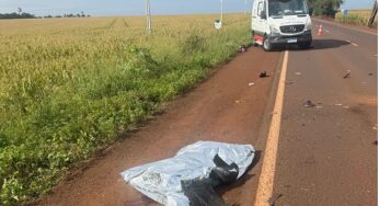 Urgente: Motociclista morre em acidente nas proximidades de Silveiropolis em Assis Chateaubriand