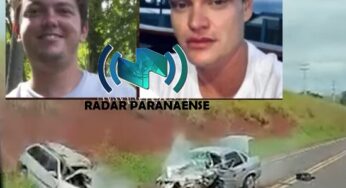Identificados os dois motoristas que morreram em grave acidente na PR-317, em Floresta