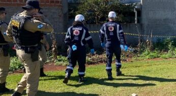 Homicídio foi registrado nesta tarde de segunda-feira em Palotina