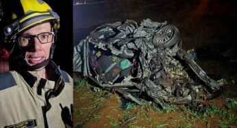 Bombeiros encontram crianças ejetadas e carro arrastado por 100m em tragédia com cinco mortes