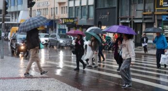 30º, frente fria e tempestade; semana será de variação térmica no Paraná