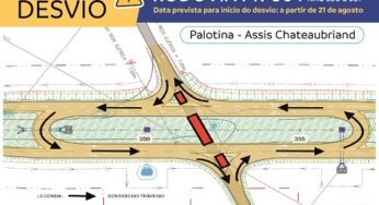 Obras de contorno viário mudam acessos a Palotina