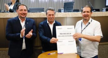 Prefeito Marcel Micheletto recebe recursos para renovação de frota de maquinários: São R$ 4,5 milhões