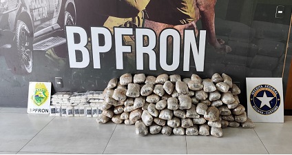 BPFRON e Receita Federal apreendem drogas em ação conjunta em Alto Piquiri
