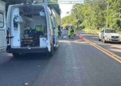 Funcionário de empresa de Cascavel que fazia sinalização Pare e Siga na PR-182 morre atropelado