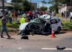 Motorista morre e três pessoas ficam feridas em acidente na BR-277