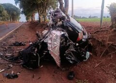 Colisão na PR-182 deixa motorista morto na madrugada de sábado em Toledo