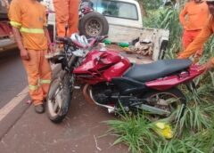 Tragédia na PR-495: Jovem rondonense morre em colisão traseira; irmão estava na garupa