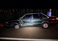 Colisão lateral entre carros é registrada na PR-182 em Maripá