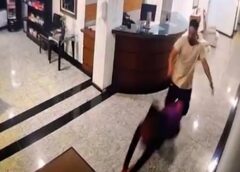 Video: Recepcionista de hotel é agredida por hóspede no Paraná; vídeo