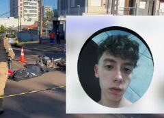 Jovem morre em acidente de trânsito no bairro Coqueiral em Cascavel: Veja o momento do fato em vídeo