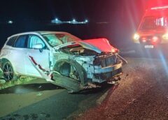 Motorista de 39 fica ferido em acidente na PR-486 entre Brasilândia do Sul e Assis Chateaubriand