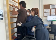 Após aplicação da polilaminina, paciente inicia fisioterapia no Hospital de Reabilitação