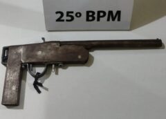 Arma de fogo artesanal é apreendida com morador que estava de mudança em Alto Piquiri