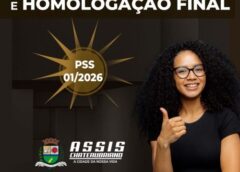 Município de Assis Chateaubriand divulga resultado dos recursos e homologação dos PSS 01/2026
