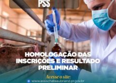 Município de Assis Chateaubriand divulga Homologação e Resultado Preliminar do PSS 02/2026
