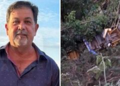 Trabalhador morre após colheitadeira despencar de ribanceira de 100 metros