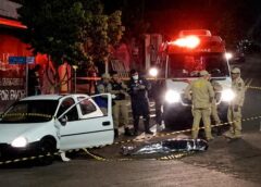 Jovem é morto a tiros dentro de carro na madrugada em Toledo