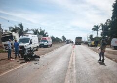 Colisão transversal deixa duas pessoas feridas na PR-239 em Assis Chateaubriand