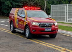 Policial Civil fica ferido em acidente na Delegacia Cidadã de Cascavel