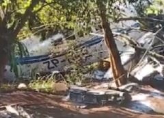 Piloto morre em queda de avião que transportava dinheiro no Paraguai
