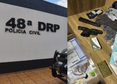 PCPR apreende pistola 9mm com carregador estendido e mais de 100 munições em Assis Chateaubriand