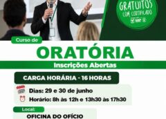 Curso de Oratória é oferecido gratuitamente em Assis Chateaubriand
