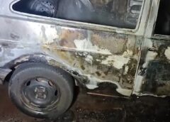 Possível vazamento de combustível termina com carro consumido por incêndio em Toledo