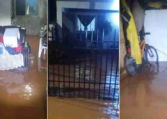 Chuva intensa provoca alagamentos e deixa famílias para fora de casa no Sudoeste