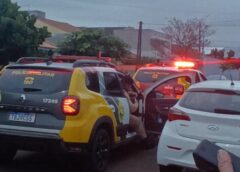 Assalto mobiliza equipes da Polícia Militar no Centro de Assis Chateaubriand