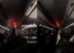 Piloto brinca durante voo e diz a argentinos que eles ganharam a Copa; assista