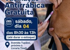 Assis Chateaubriand disponibiliza 100 doses de vacina antirrábica para cães