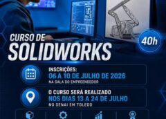 Abertas inscrições para o Curso de Solidworks em Assis Chateaubriand