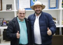Deputado Geraldo Mendes visita Osmar Rink e oficializa repasse de 200 mil à saúde